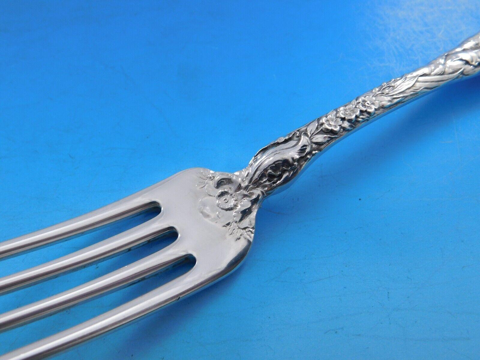 XX secolo Les Six Fleurs di Reed and Barton - Set di posate in argento Sterling per la cena 63 pz. in vendita
