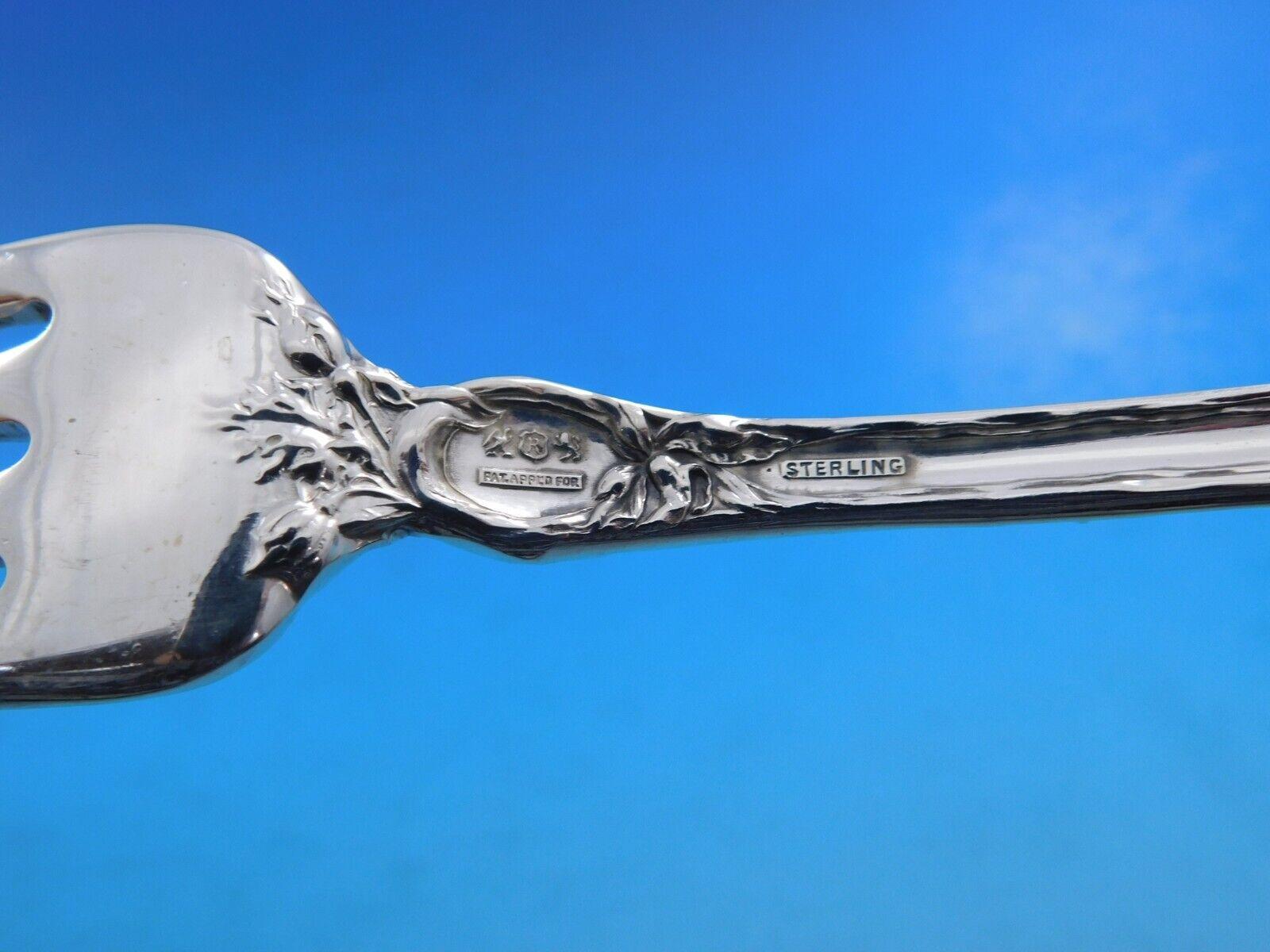Argento 925 Les Six Fleurs di Reed and Barton - Set di posate in argento Sterling per la cena 63 pz. in vendita