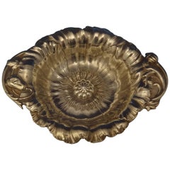 Les Six Fleurs by Reed & Barton Sterling Silver Nut Dish Poppy Motif