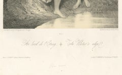 Les Sylphides – The Water's Edge, Romantic Nude Lithograph, Paris circa 1840