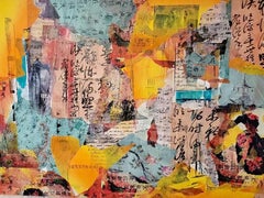 Alchimie - Peinture abstraite en techniques mixtes - Les Taylor - Art contemporain