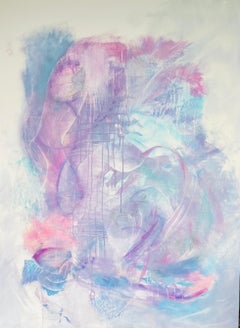Angelik Energie – Abstraktes Gemälde von Les Taylor