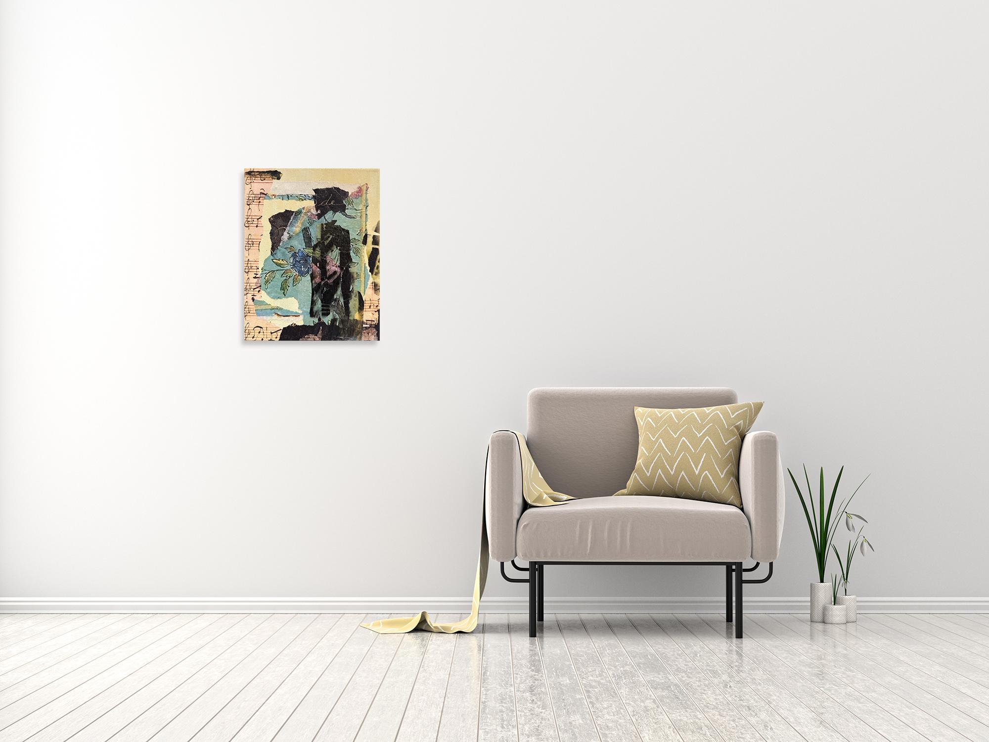 Musical Mirage - Abstract Mixed Media Painting - Les Taylor For Sale 1