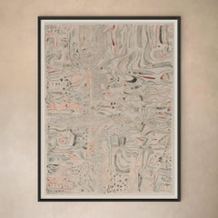 „Les Terrains Londres“, signierte Kunst in limitierter Auflage, von Christiane Lemieux, 42" × 56"