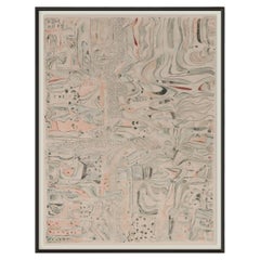 „Les Terrains Londres“, signierte Kunst in limitierter Auflage, von Christiane Lemieux, 42" × 56"