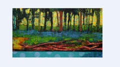 Original oil painting by Les Thomas - BR0191647 Bow River