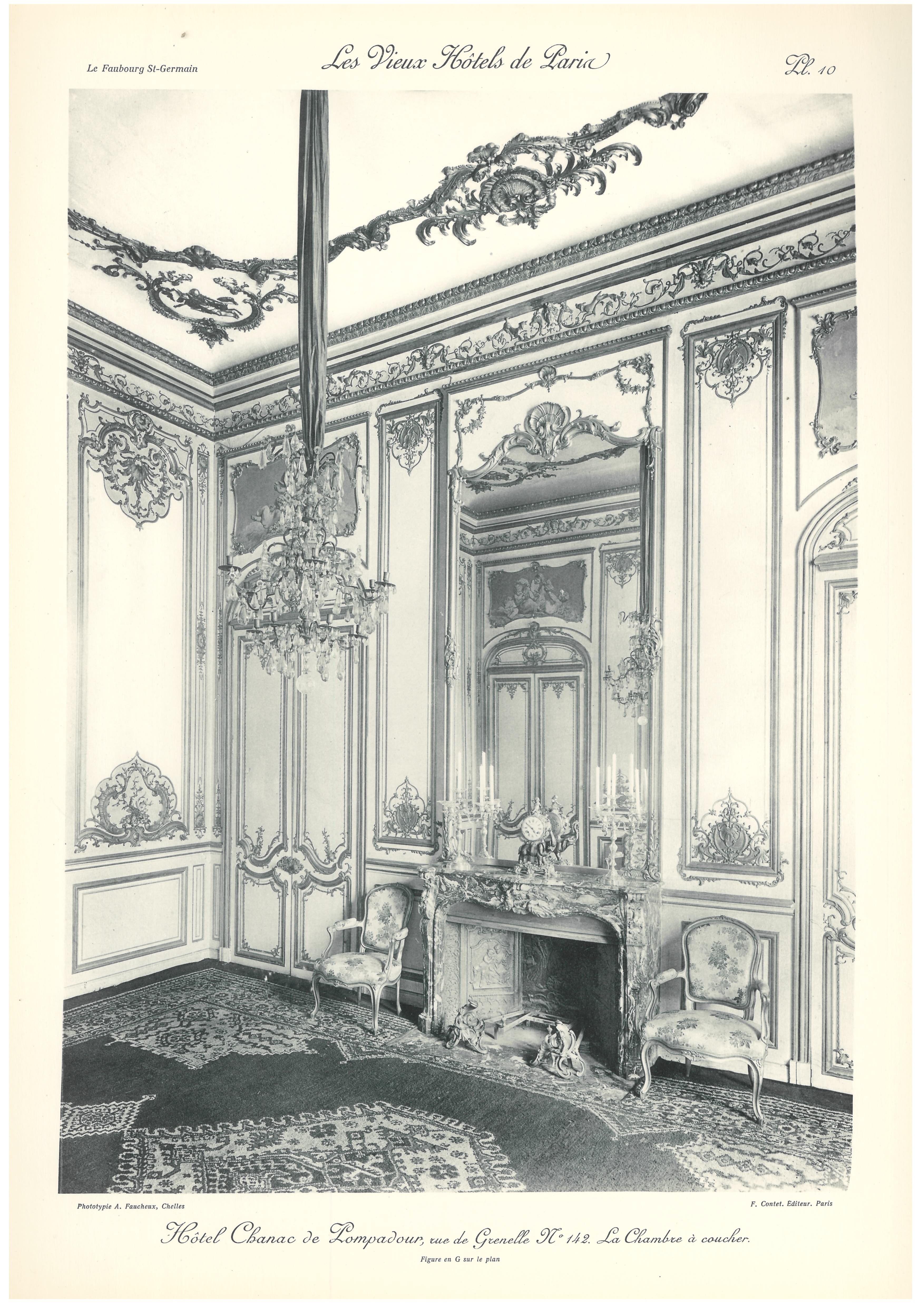 Les Vieux Hotels De Paris, Decorations Exterieureset Interieures, 20 Portfolios For Sale 2