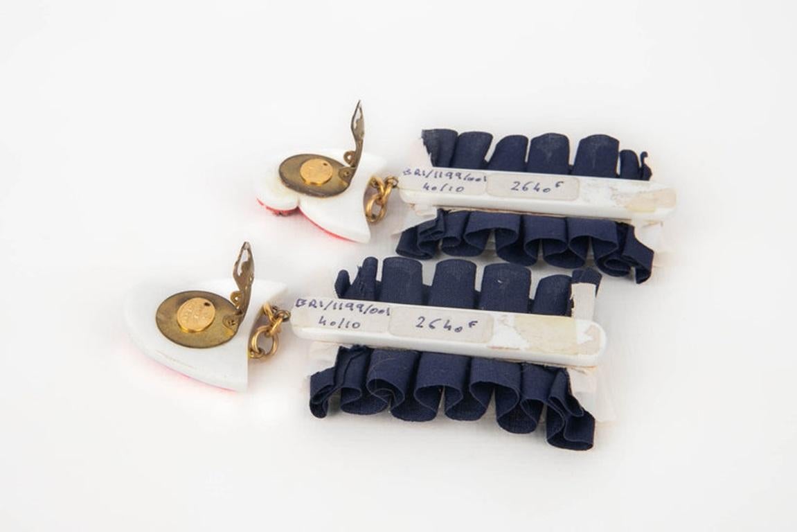 Ohrclips aus goldenem Metall von Lesage Damen im Angebot