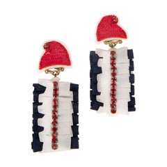 Lesage - Boucles d'oreilles à clip en métal doré