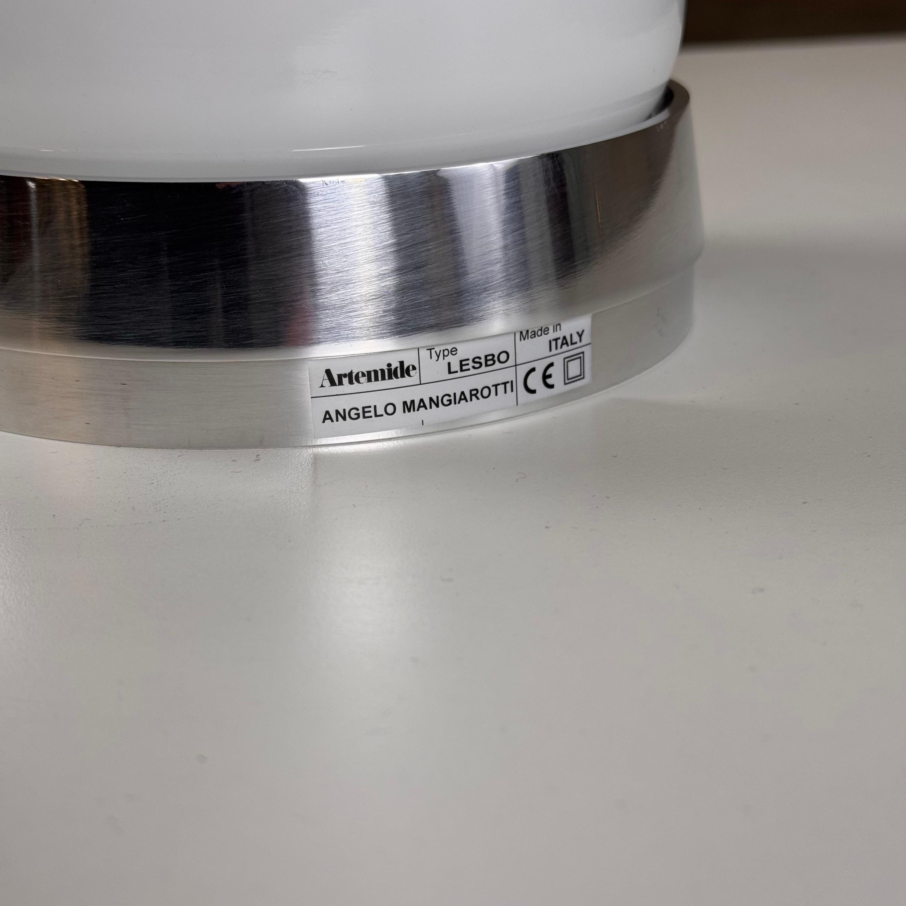 Lampe de table Lesbo d'Angelo Mangiarotti pour Artemide, 1967 Design en vente 5