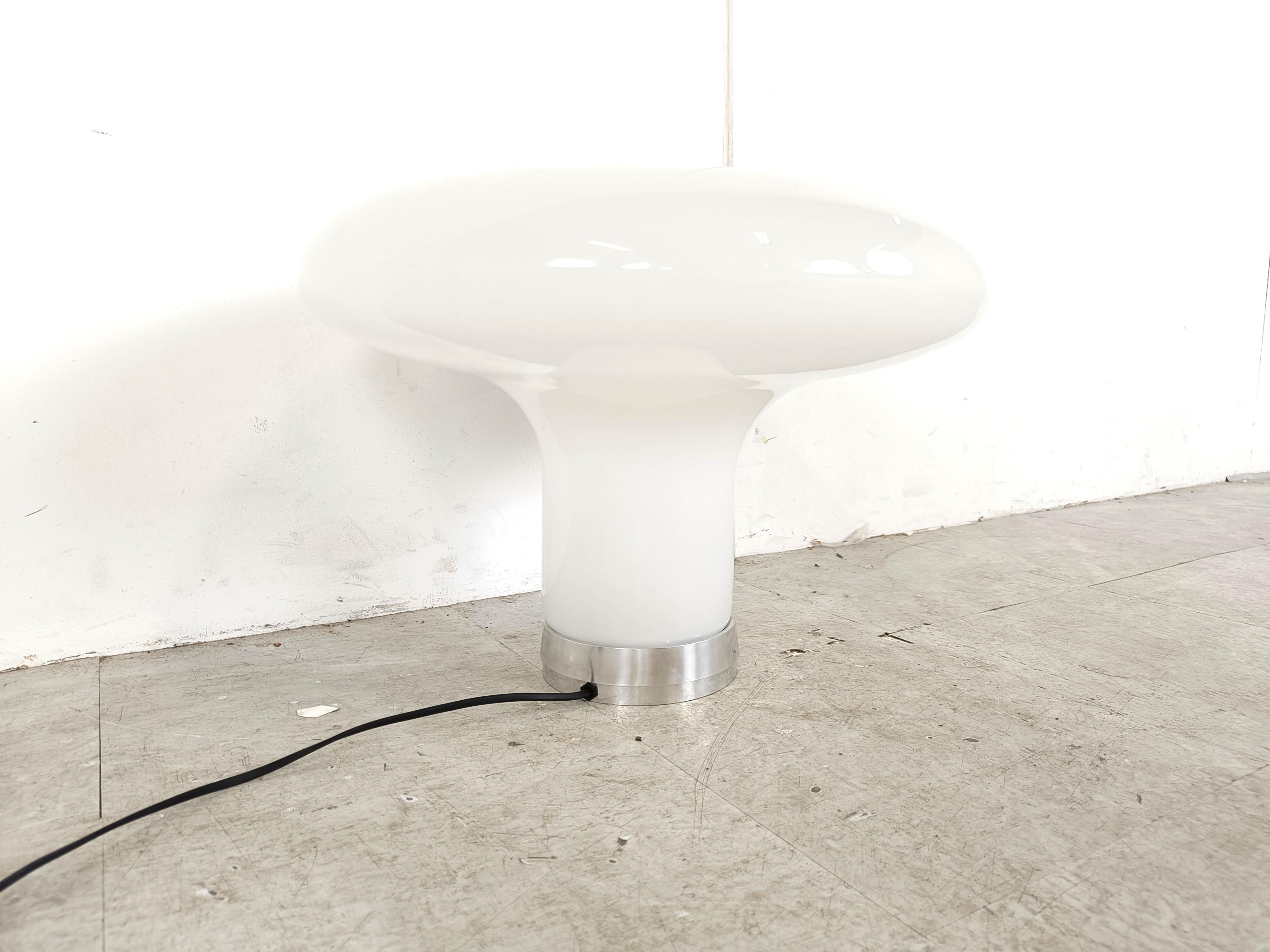 Murano Glass Lesbo table lamp by Angelo Mangiarotti for Artemide, 1990s
