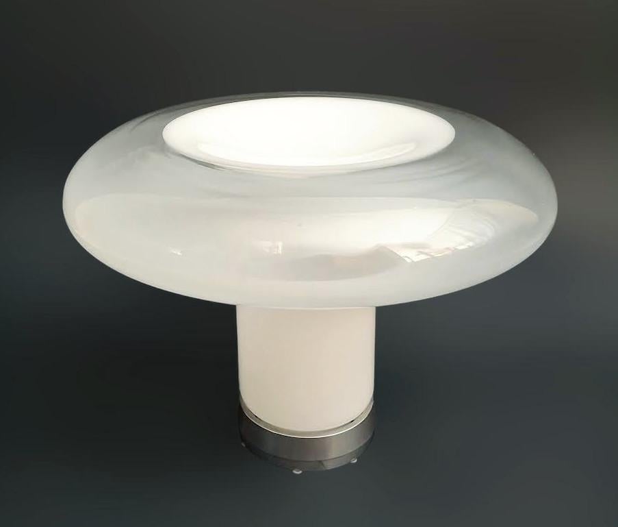 Lámpara de mesa Lesbo de Angelo Mangiarotti para Artemide Moderno de mediados de siglo en venta