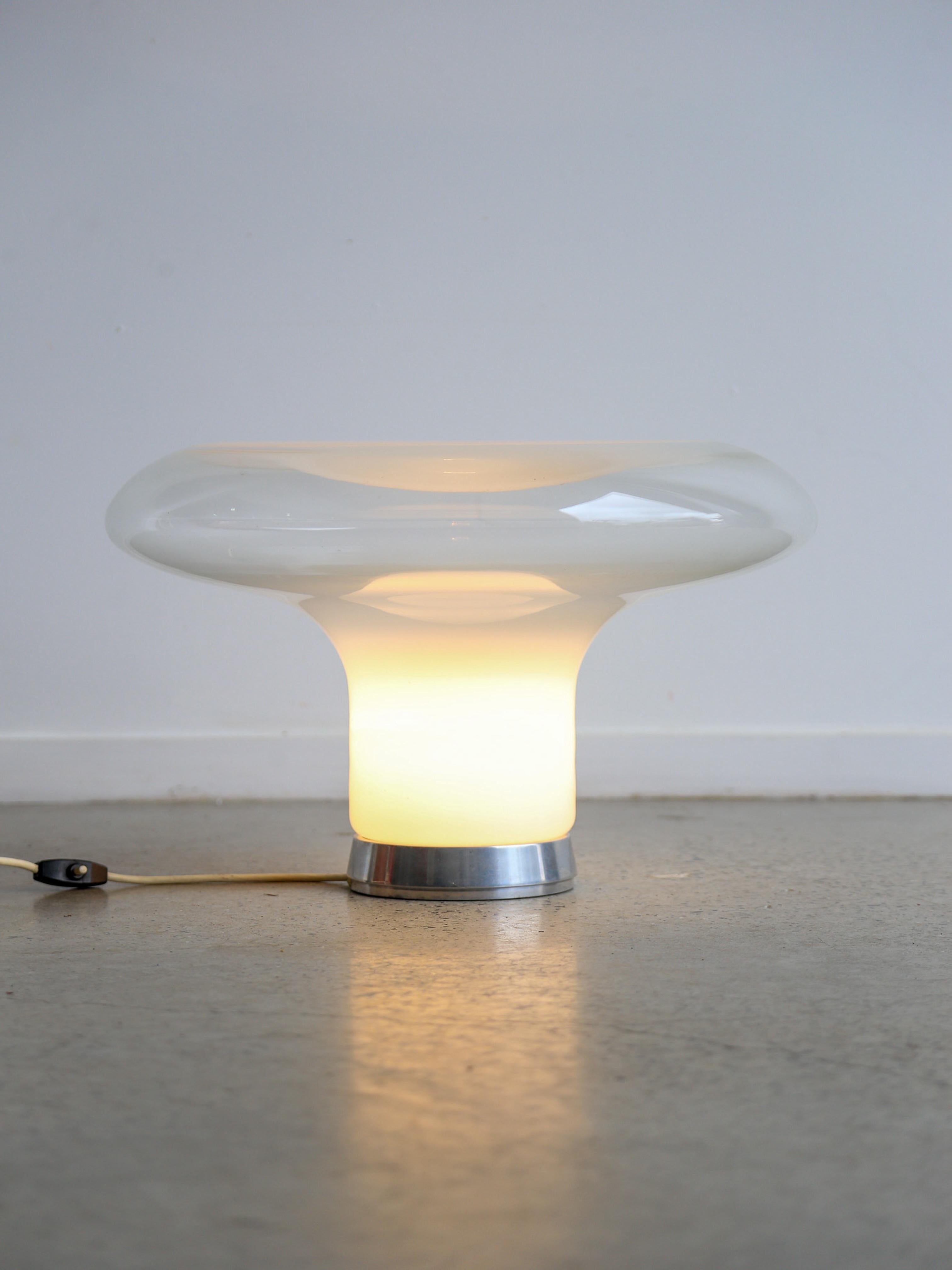 Lesbo Tischleuchte von Angelo Mangiarotti für Artemide aus Murano Glas (Italienisch) im Angebot