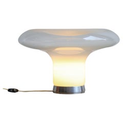 Lesbo Table Lamp by Angelo Mangiarotti for Artemide in Murano Glass