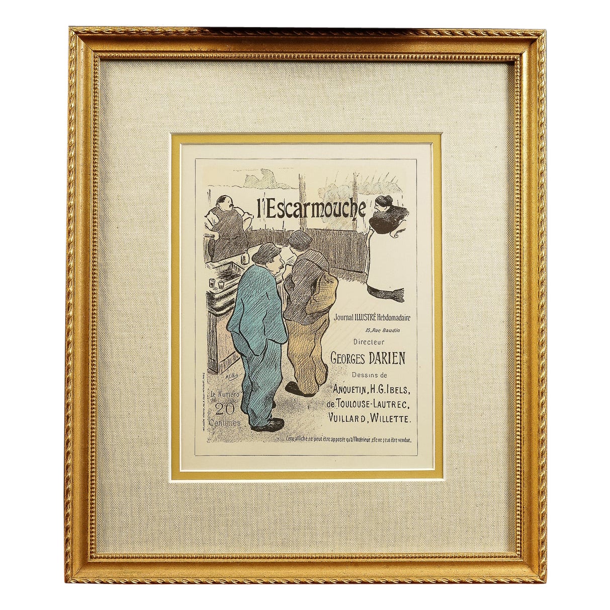 L
Escarmouche  Ende des 19. Jahrhunderts Henri-Gabriel Ibels Periodischer Druck