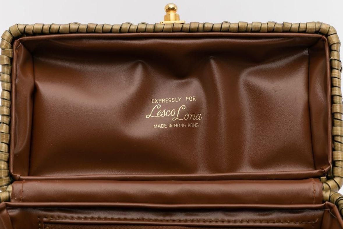 Lesco Lana Rigid Wicker Bag For Sale 5