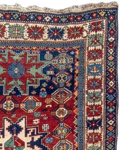 Lesghi Kuba Runner Rug, Late 19th century