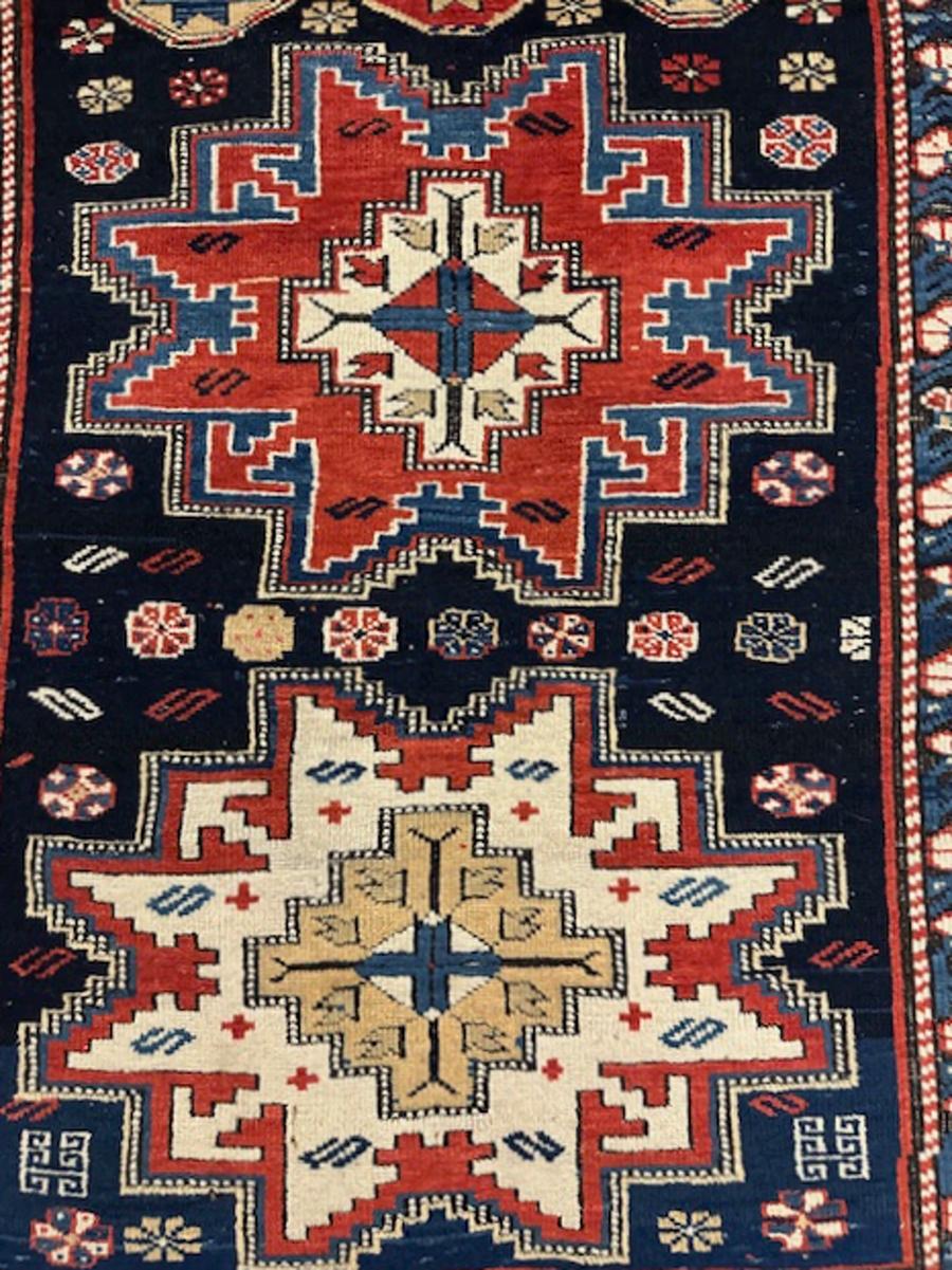 Tapis Lesghi Excellent état - En vente à NEW YORK, NY