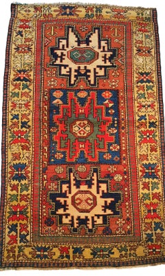 636 - Lesghi Rug from Russia . 19th Century