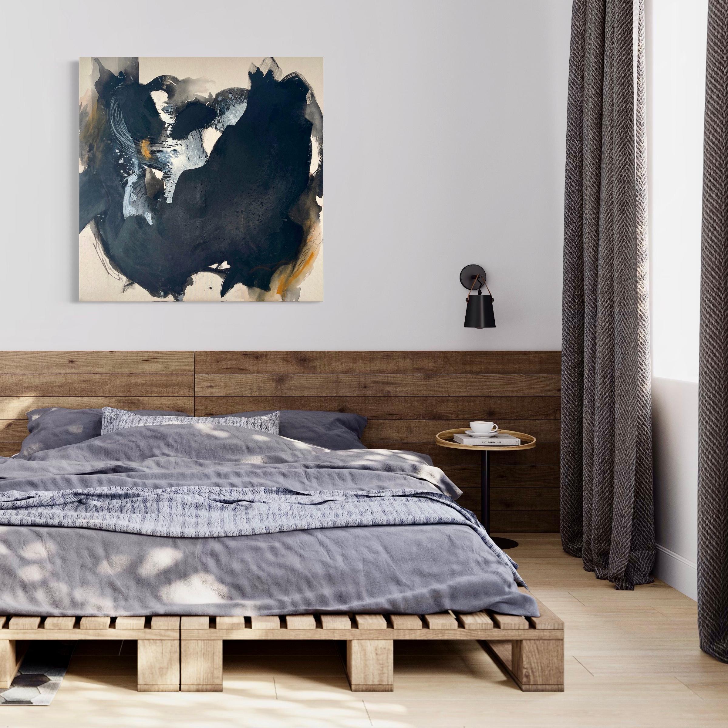 Arte original de Lesia Danilina.
Pintura acrílica abstracta sobre lienzo crudo 