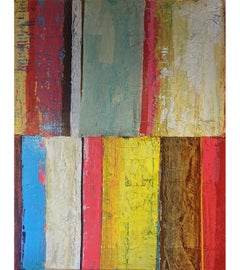 Beach Vibe - Peinture abstraite en techniques mixtes par Lesley - Art contemporain