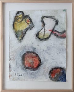 Energetico - Acrilico su Vellum di Lesley - Arte contemporanea