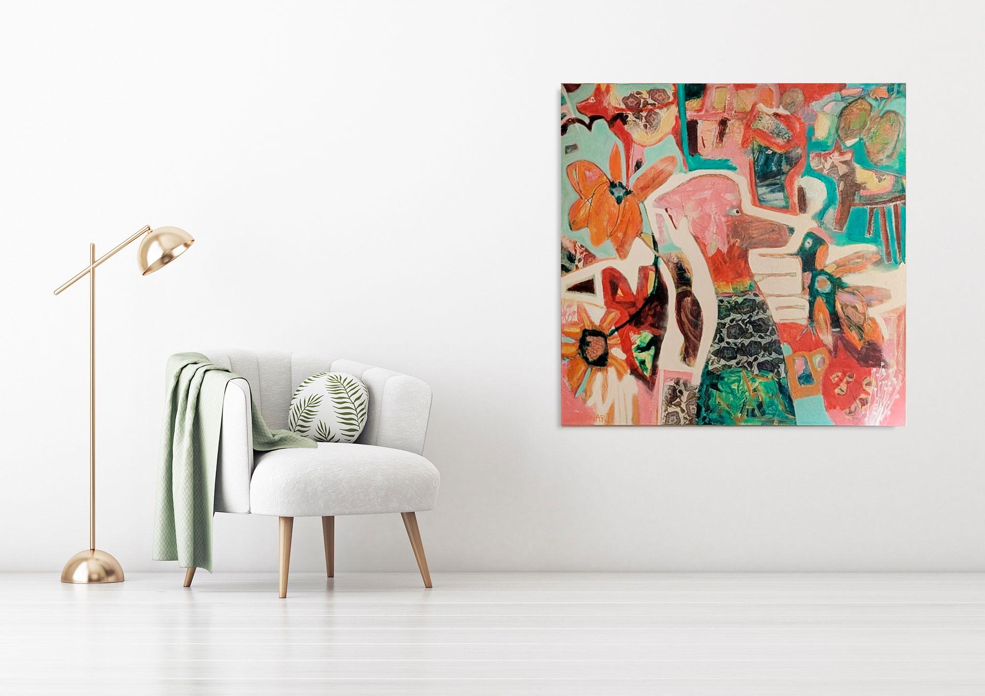 Fifi et sa muse - par Lesley Anne Spowart en vente 1