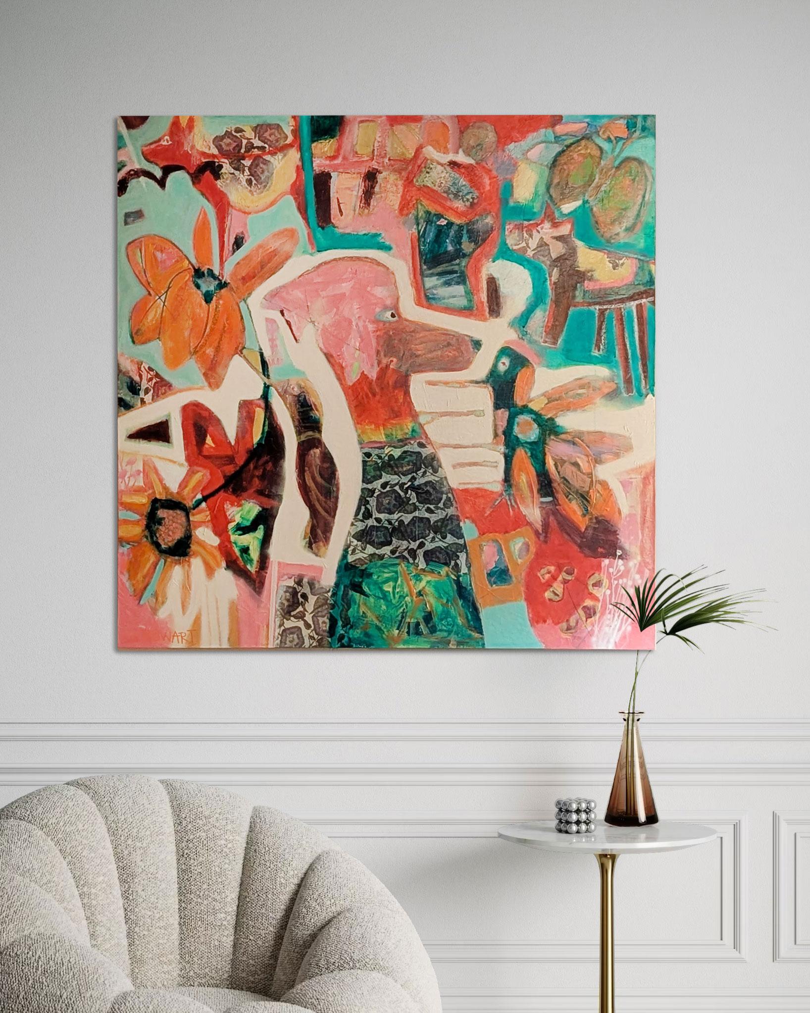 Fifi et sa muse - par Lesley Anne Spowart en vente 2