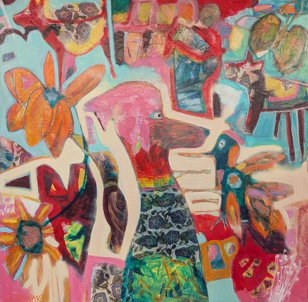 Fifi and her muse - by Lesley Anne Spowart
