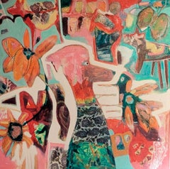 Fifi and her muse - by Lesley Anne Spowart