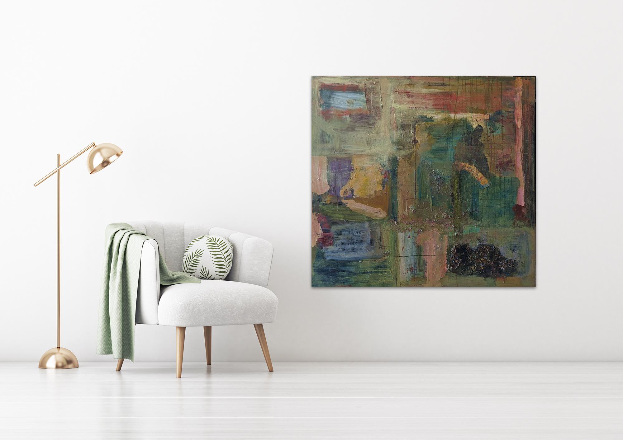 Quilt - Abstract Art By Lesley Anne Spowart im Angebot 1