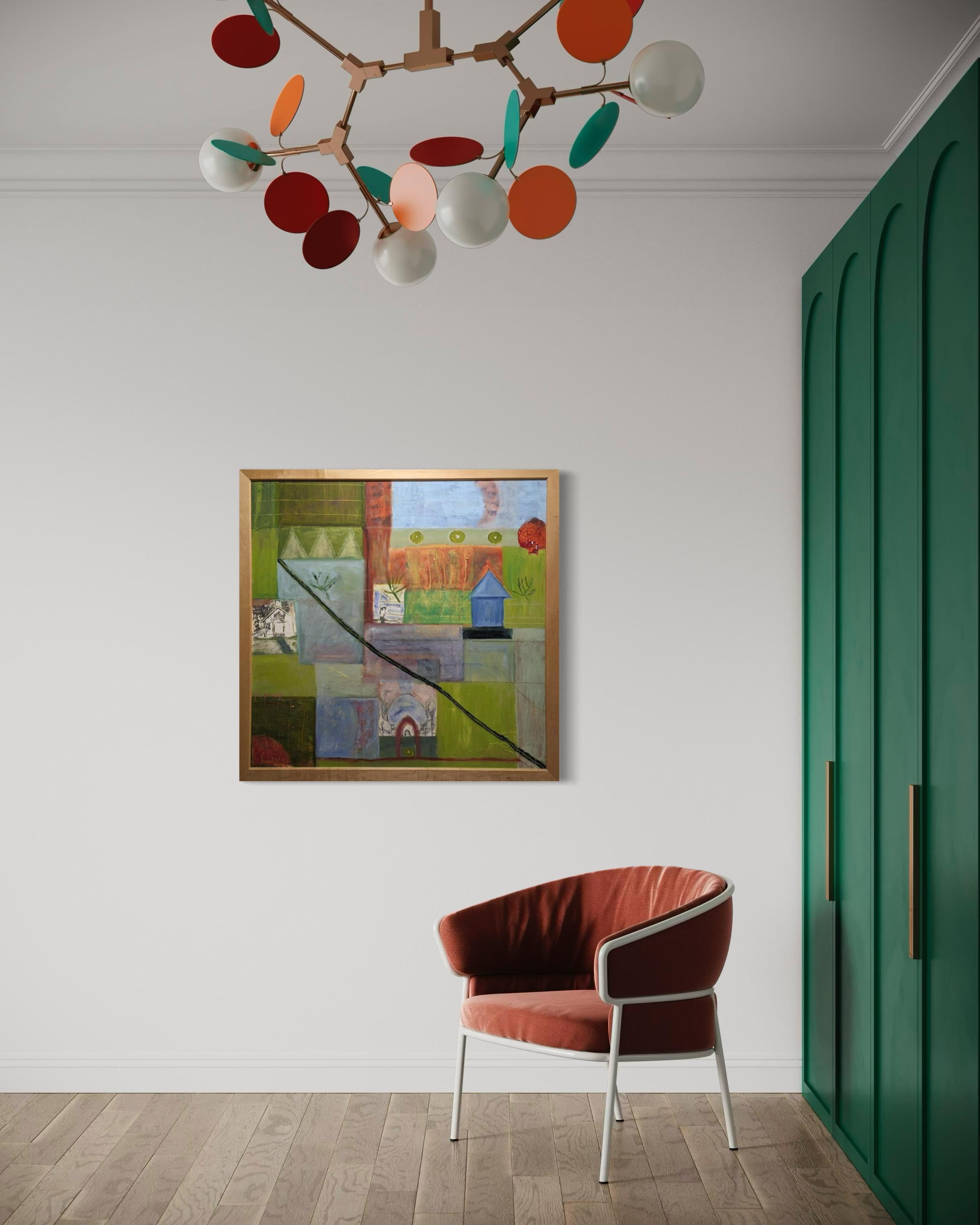 Sacred - Abstract Landscape by Lesley Anne Spowart For Sale 4