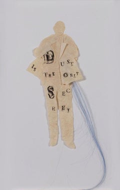 ""Listen (Dust is the Only Secret)," Mixed Media signiert von Lesley Dill