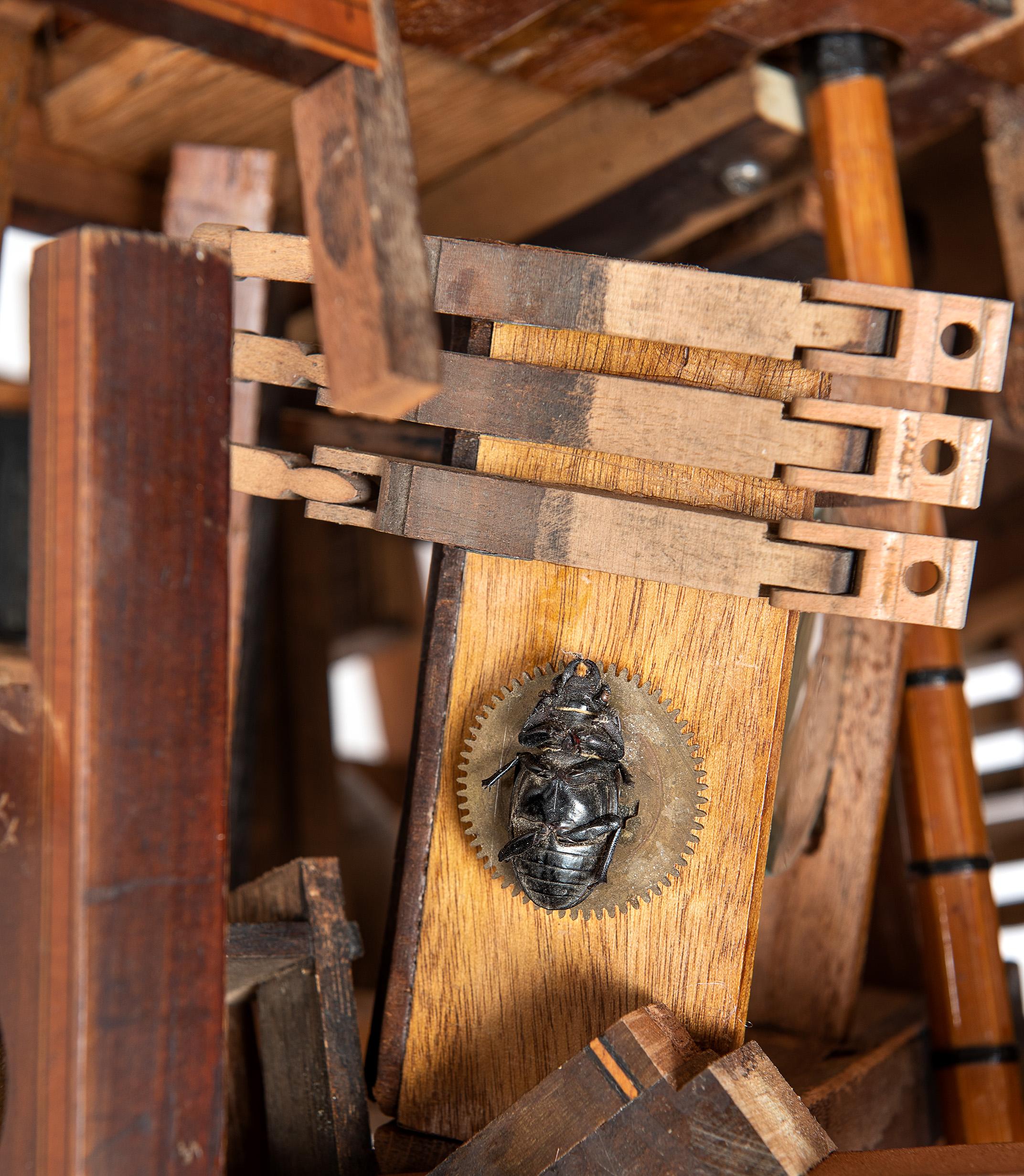 Song from my Father by Lesley Hilling - Contemporary salvaged wood Sculpture For Sale 9