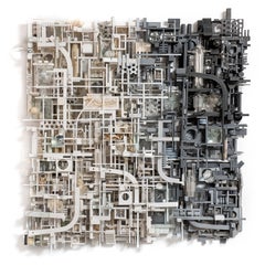 Ubik by Lesley Hilling - Contemporary salvaged wood Sculpture