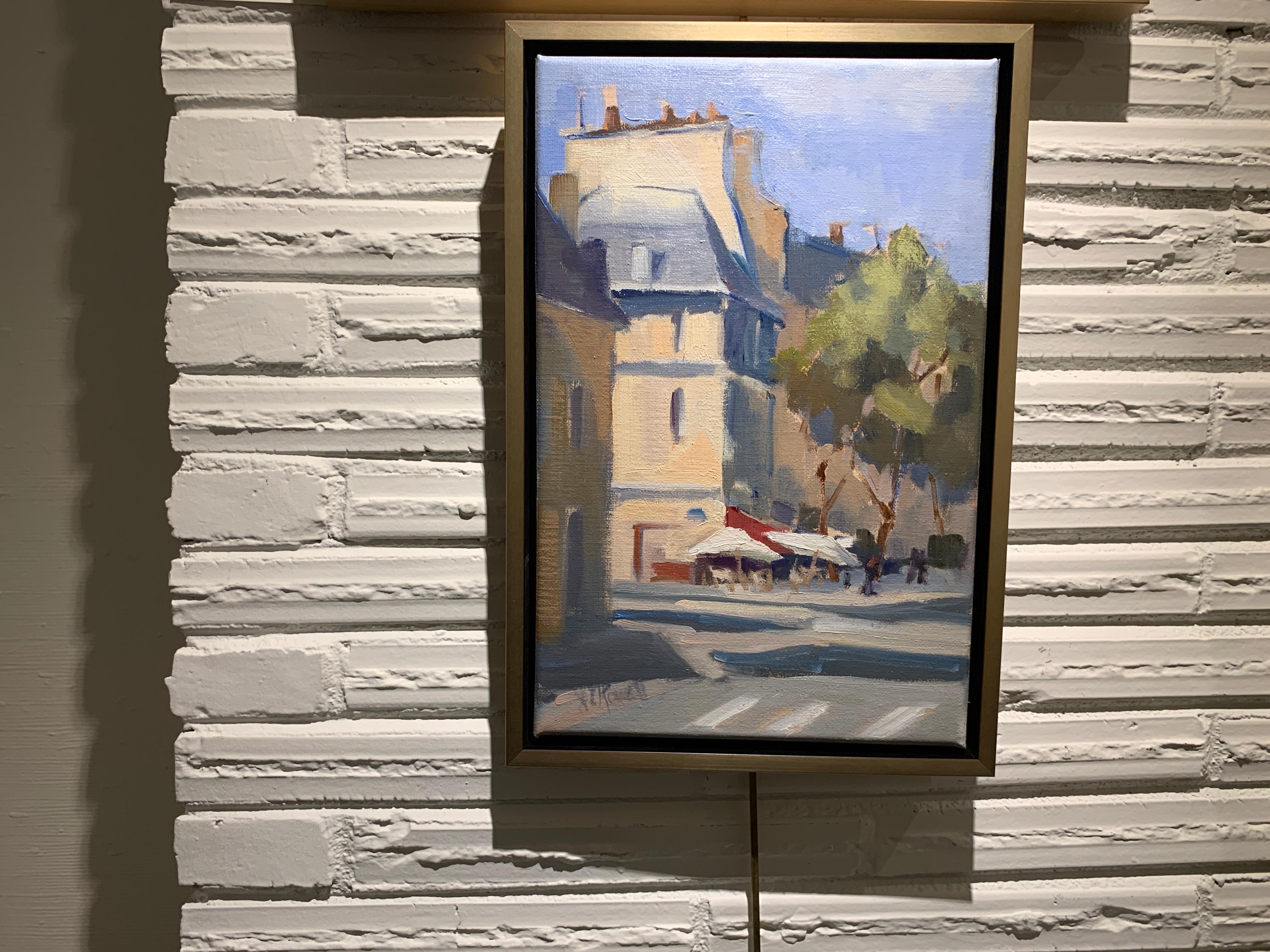 corner cafe painting