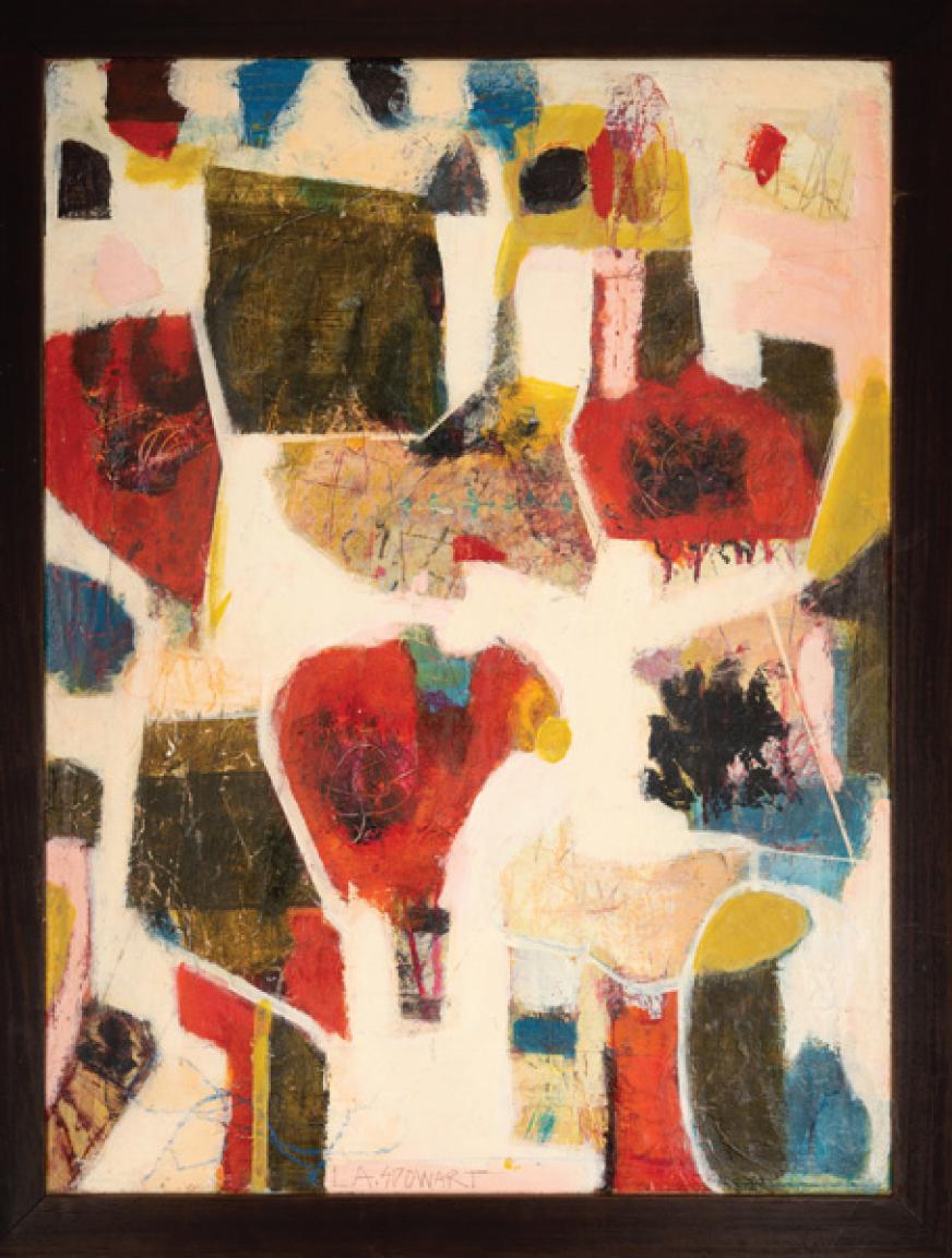 Lesley Anne Spowart, an abstract artist hailing from Cape Cod, Massachusetts, is renowned for her transformative creations that blur the boundaries of mediums and styles. 

With a diverse academic background in Art History from the University of