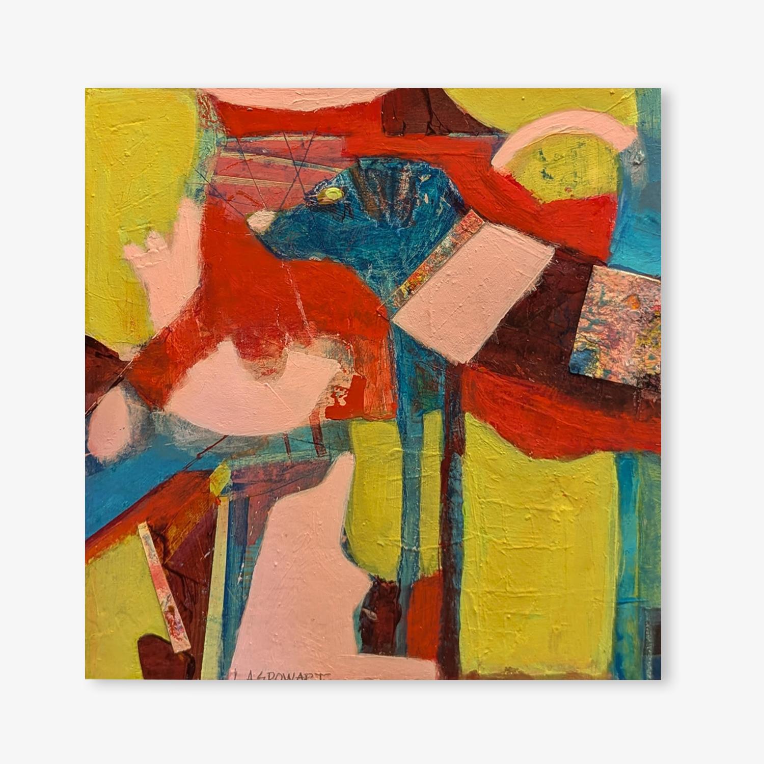 Canine Triptych 2 by Lesley Anne Spowart