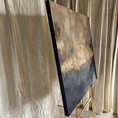 Fire and Shadows, Abstract Painting