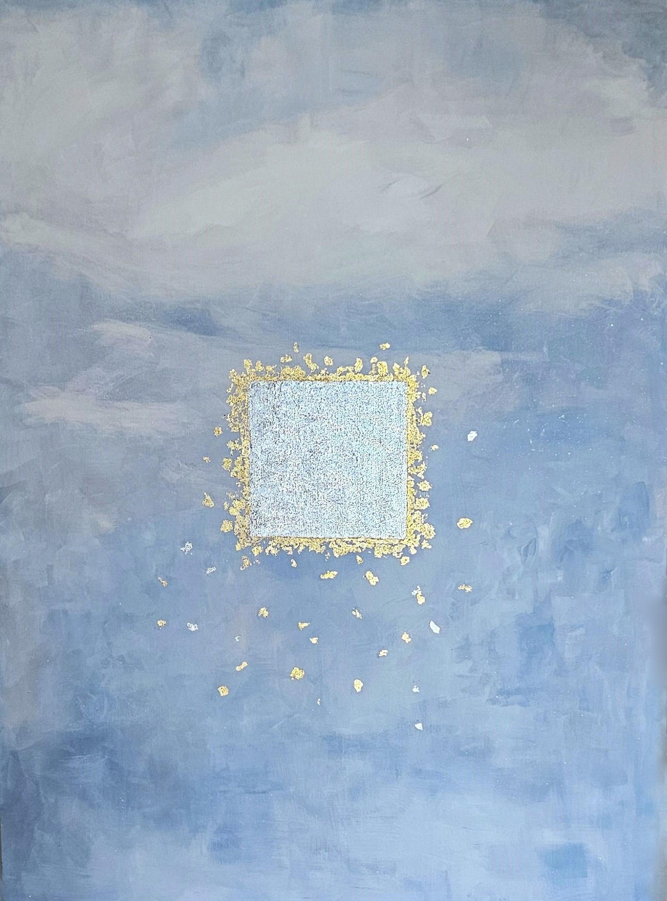 Après la pluie, peinture abstraite