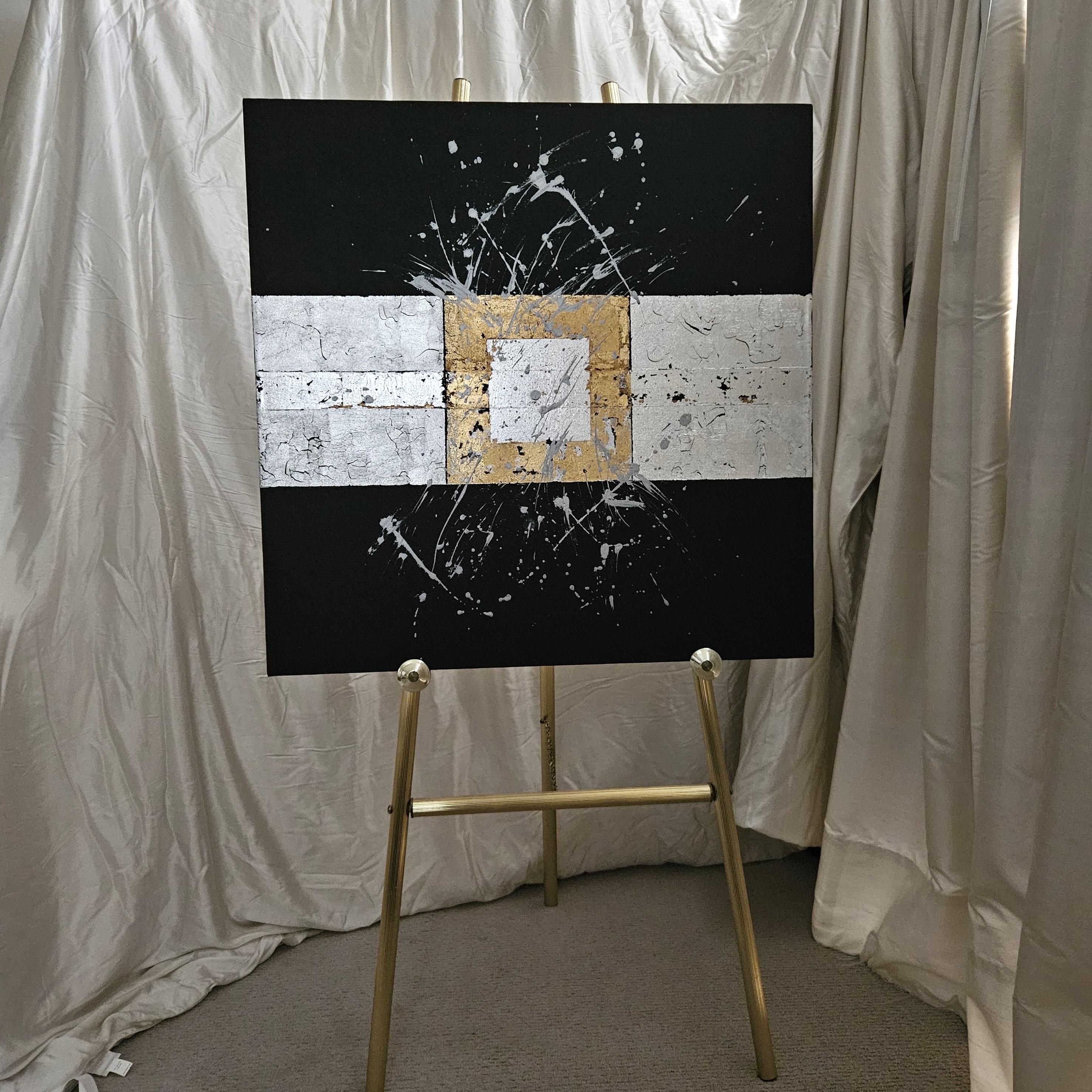 Expression Refracted, Abstract Painting For Sale 2