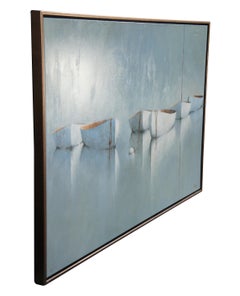 Leslie Berenson Nautical Maritime Impressionist Seascape Boat Sailboat Giclee