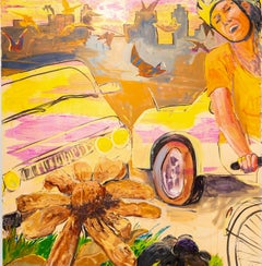 Hello Freedom, Mixed Media on Plywood, 2019