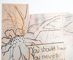 unique, soft colors, In Spite of Everything, Mixed Media on Plywood, 2017