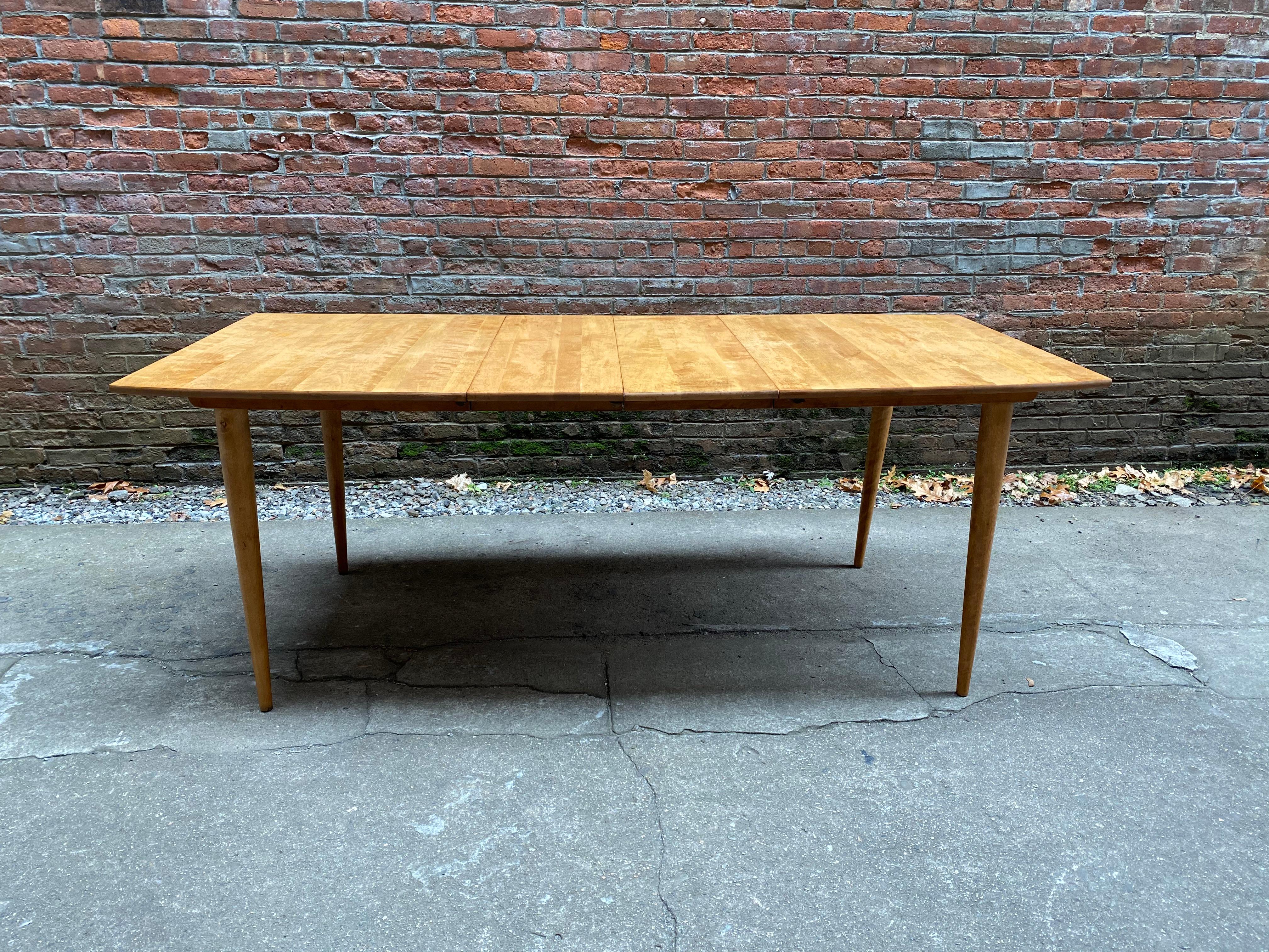 Mid-Century Modern Leslie Diamond for Conant Ball Dining Table