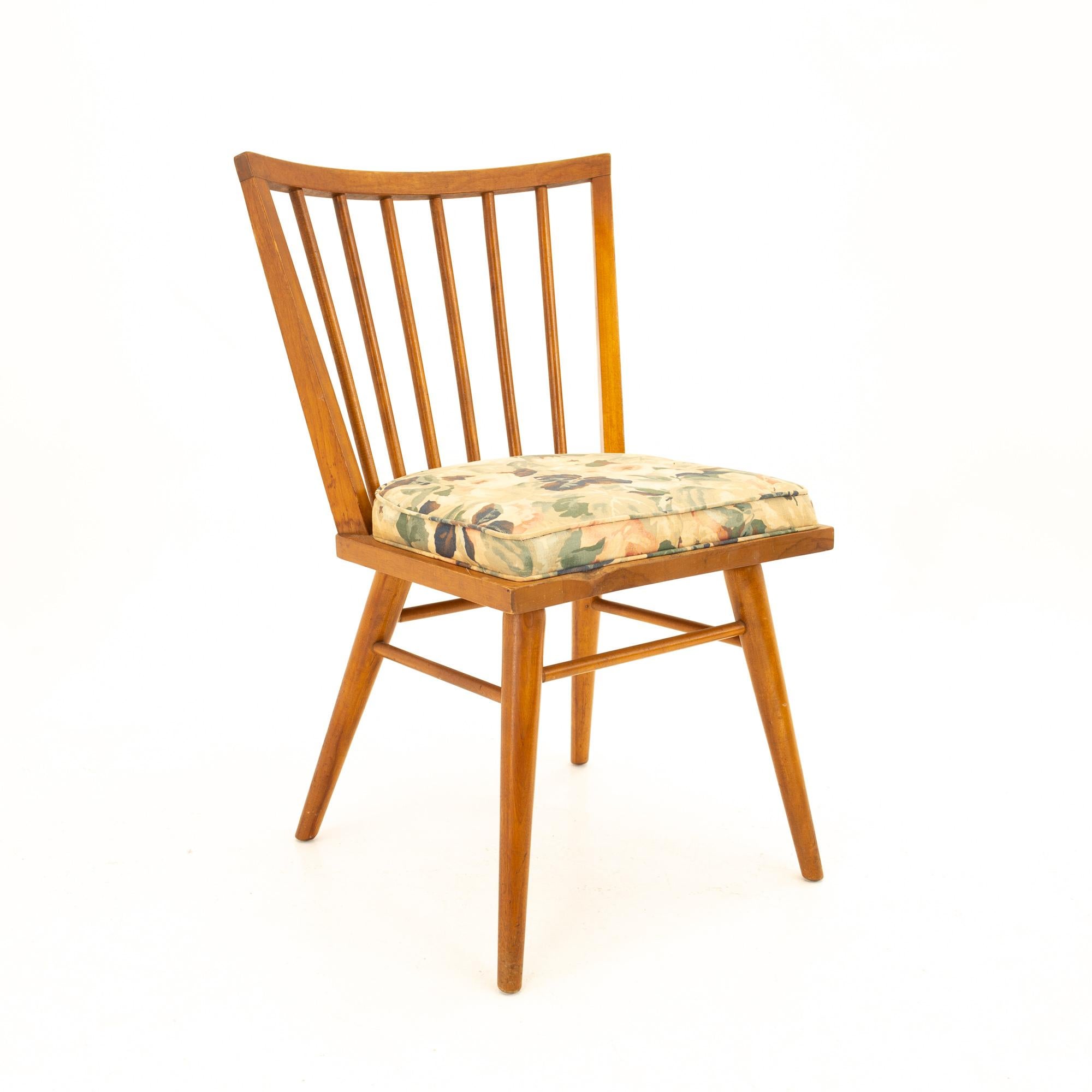 Upholstery Leslie Diamond for Conant Ball Mid Century Dining Side Chairs, Set of 6