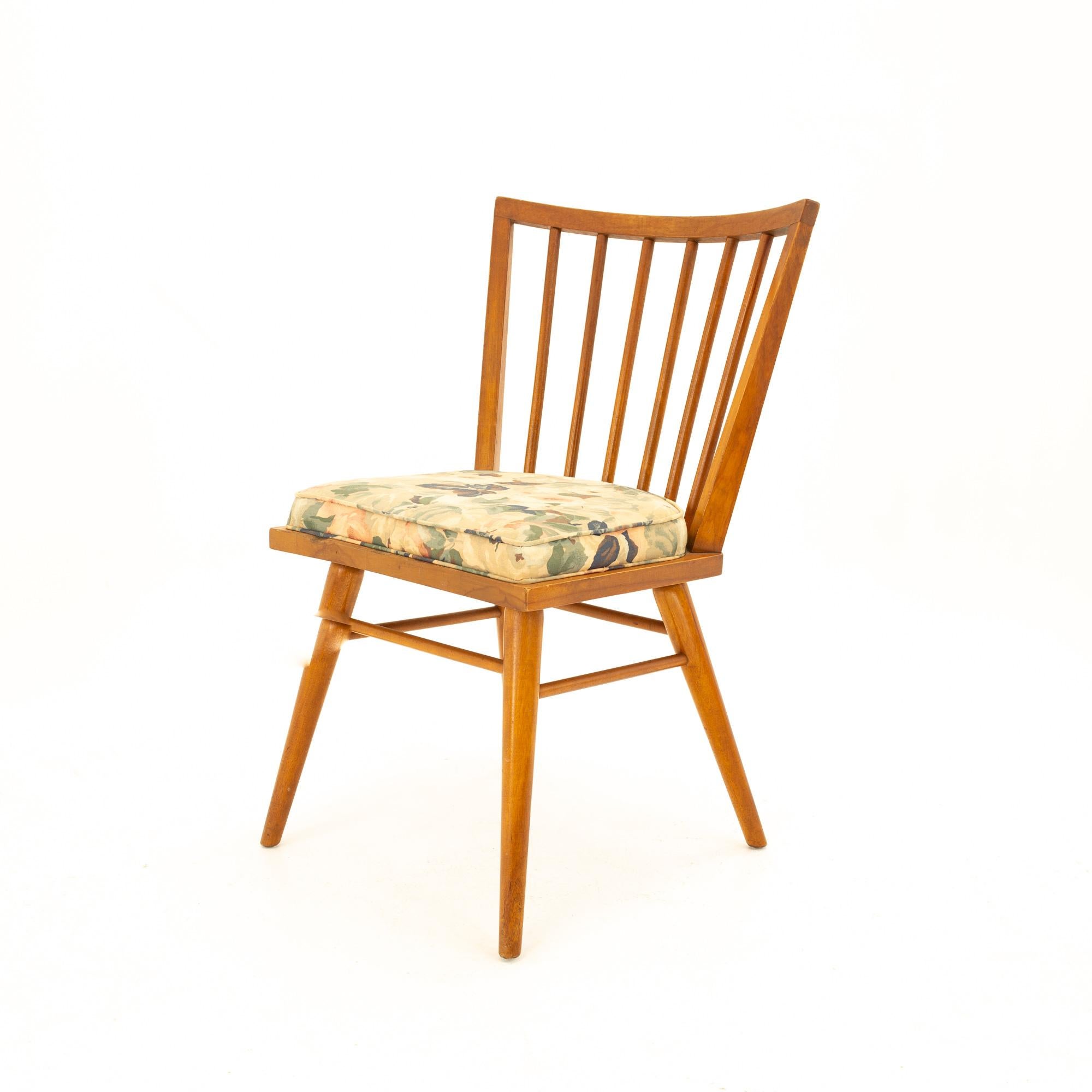 Leslie Diamond for Conant Ball Mid Century Dining Side Chairs, Set of 6 1
