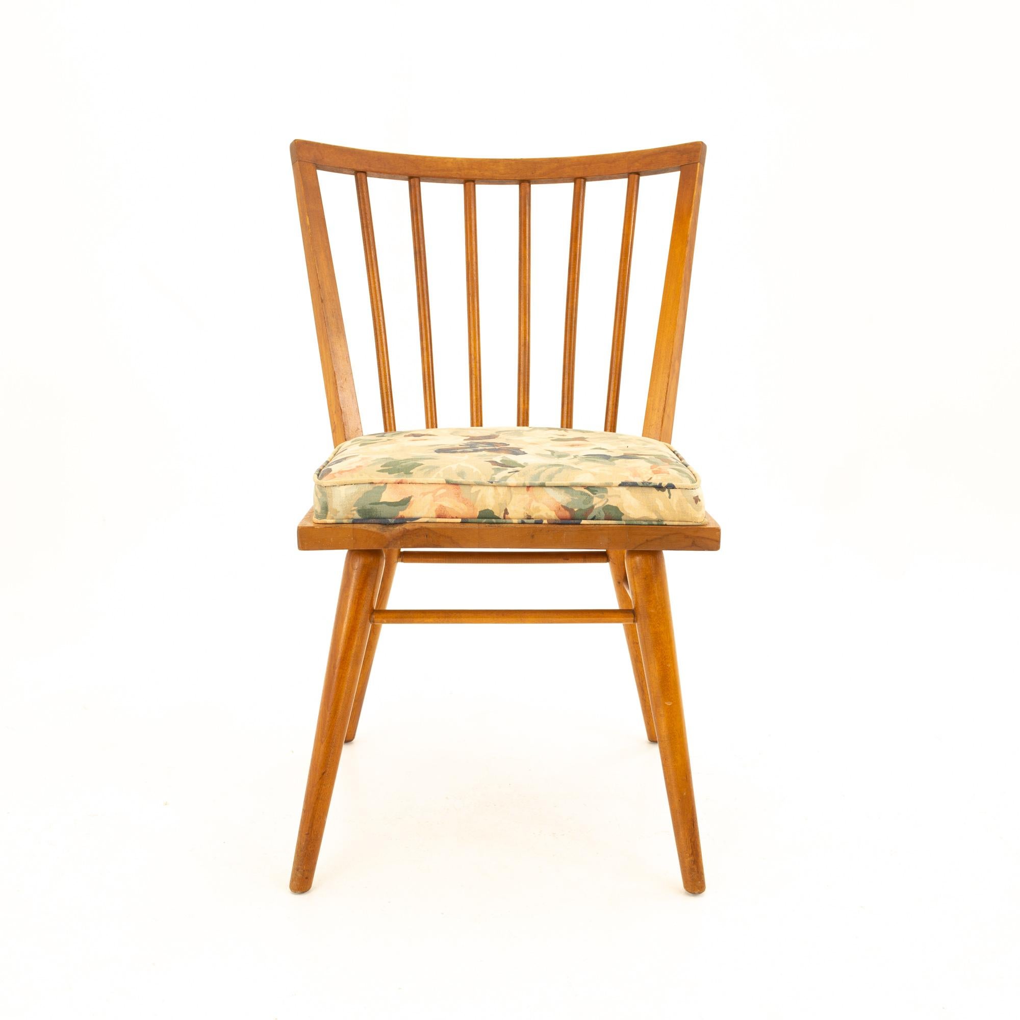 Leslie Diamond for Conant Ball Mid Century Dining Side Chairs, Set of 6 2