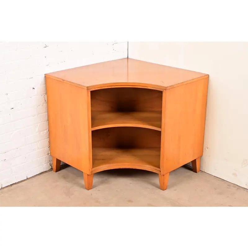 Betulla Leslie Diamond per Conant Ball Libreria angolare moderna di metà secolo, anni '50 in vendita