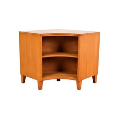 Leslie Diamond for Conant Ball Mid-Century Modern Corner Bookcase, 1950s